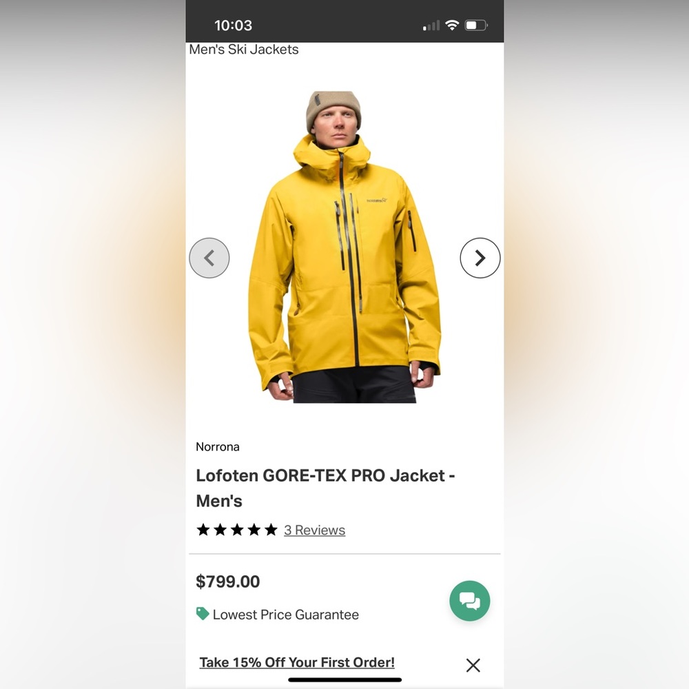 Norrona Lofoten Goretex Pro